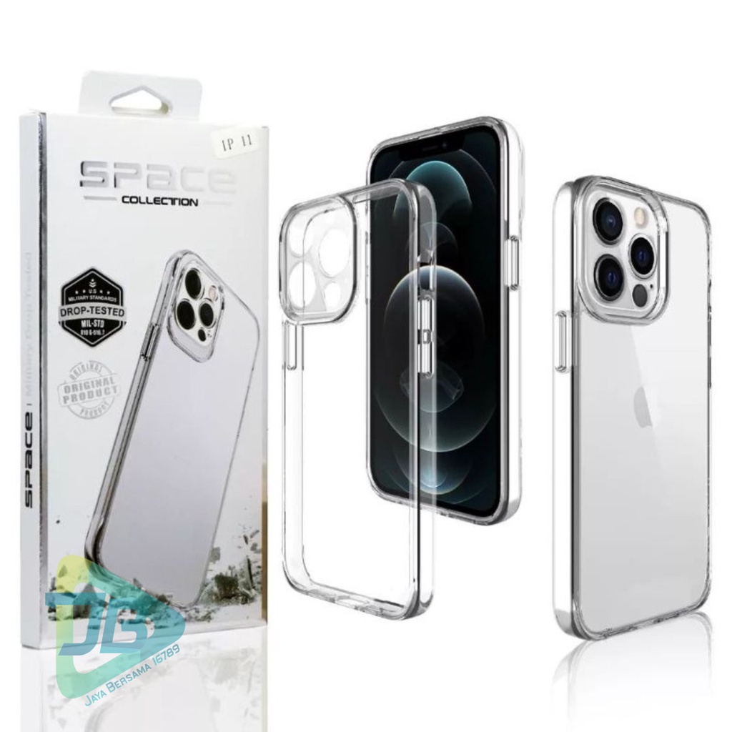 case Space Military Drop premium acrilyc iphone 7 7+ 8+ 8 x xr xs max 11 12 13 14 pro max JB5568