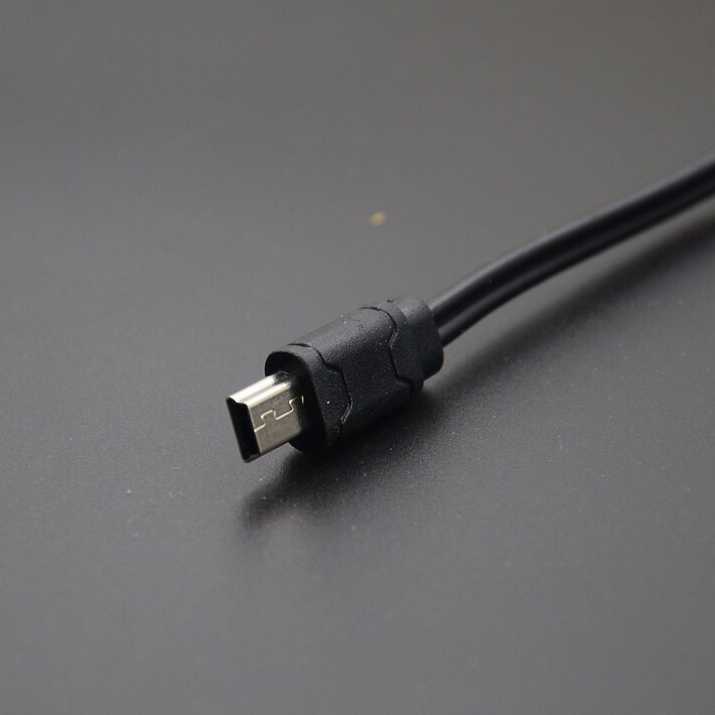 IDN TECH - Kabel Mini USB ke USB + AUX 3.5mm Audio Cabl - A-02