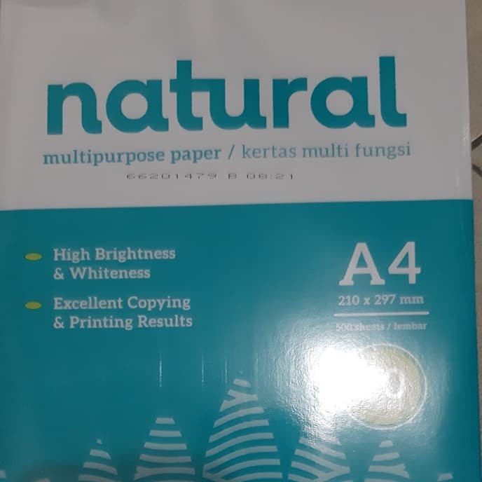 

Kertas NATURAL A4 70GR