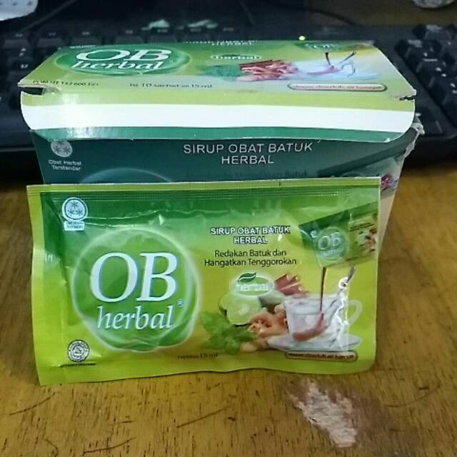 

OB HERBAL SIRUP OBAT BATUK HERBAL SACHET 15 ml