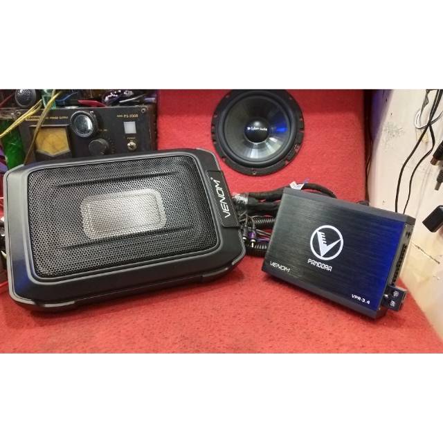 Paket processor cenom pandora 3.4 dan subwoofer slim venom