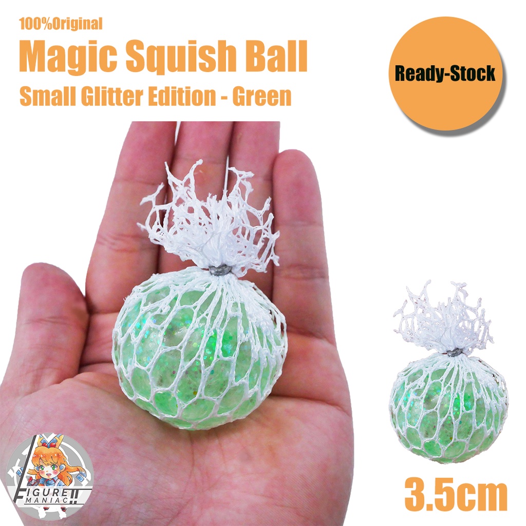 Mainan Anak - Magic Squishy Ball Small Glitter Edition 3.5 Cm