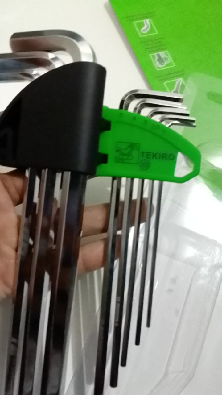 Kunci L Set Panjang Tekiro 8 Pcs