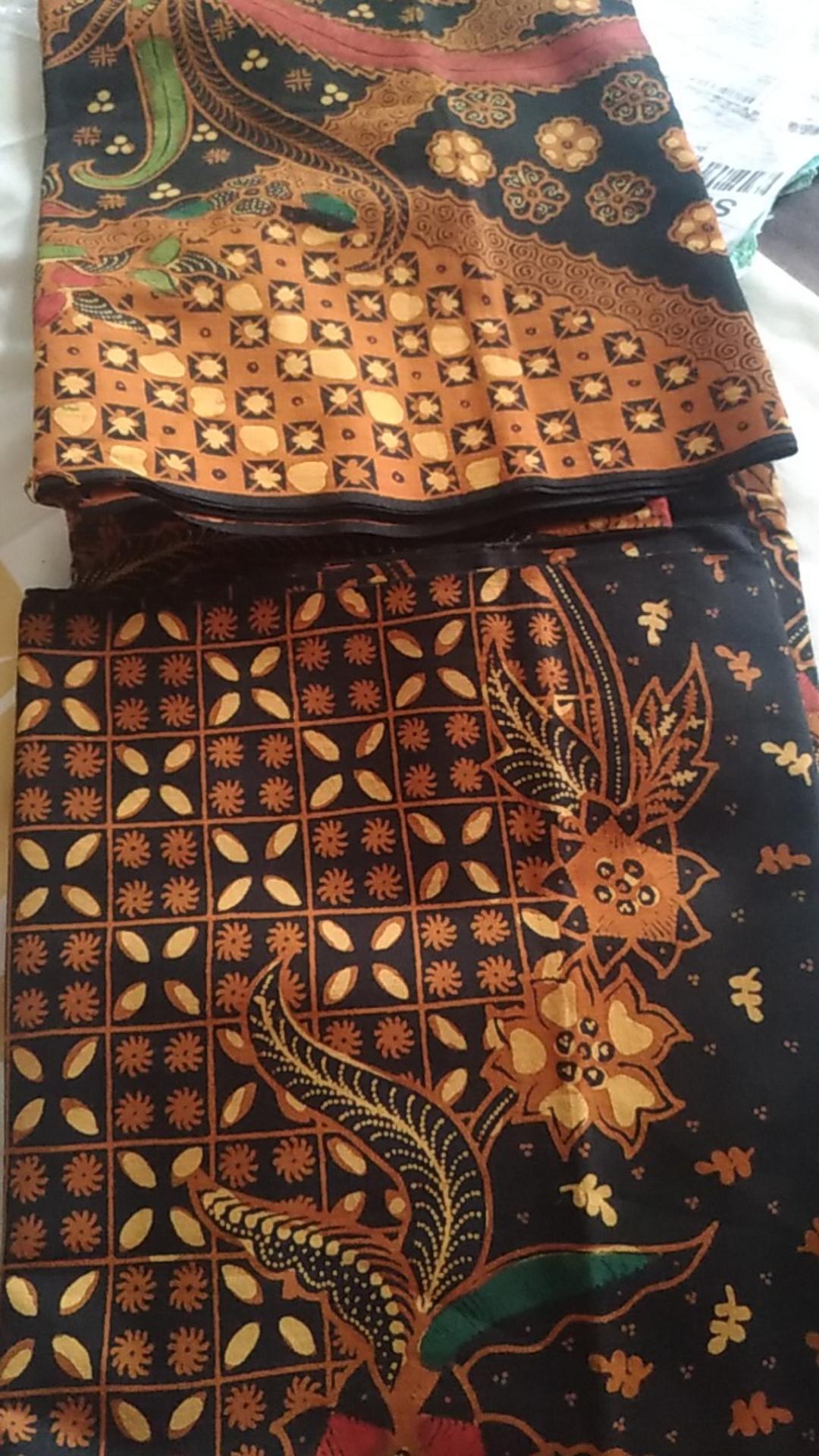 Batik Semi Tulis / Kombinasi Tulis / Batik Genes / Batik Sogan Solo 1702