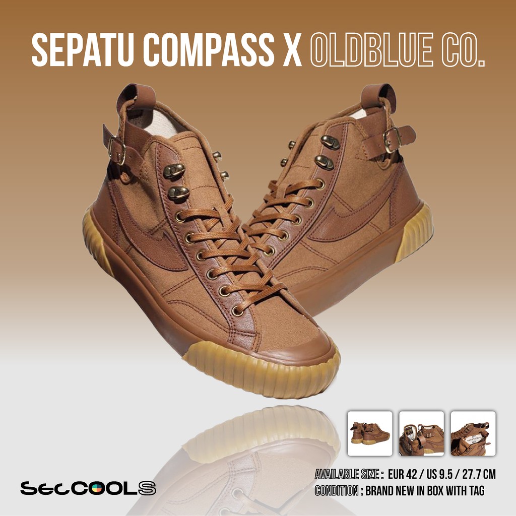 Sepatu Compass x Oldblue Co.