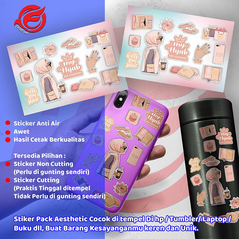 

[Tema 1] Stiker Tumblr / Stiker Pack Aesthetic / Stiker Hp Laptop /Sticker Tumblr