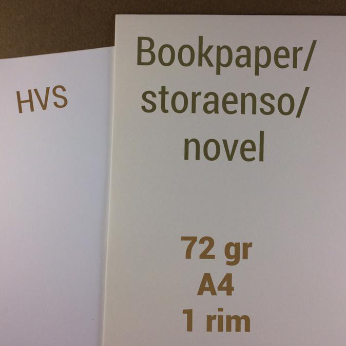 ISALEl book paper | bookpaper | storaenso | novel | 72 gr | A4