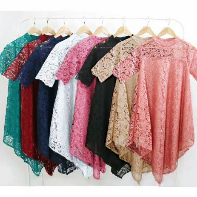 DRESS RIHANNA LACE BROKAT / DRESS BRUKAT / DRESS WANITA MODERN