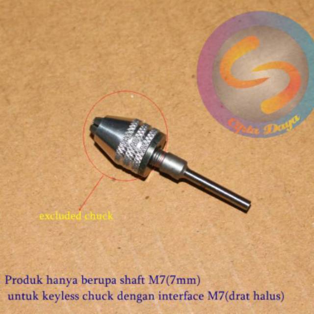 M7 Mini Keyless Chuck Mandrel