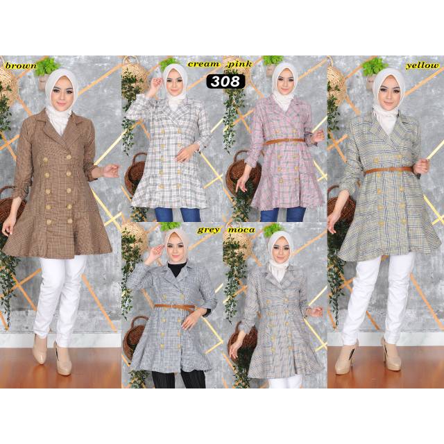 FORTUNA FASHION BLAZER WANITA \ BLAZER KOTAK KOTAK \ BLAZER QUEEN