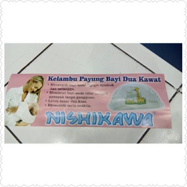 Kelambu bayi / Kelambu bayi tarik / Kelambu Payung / Tudung saji Nishikawa