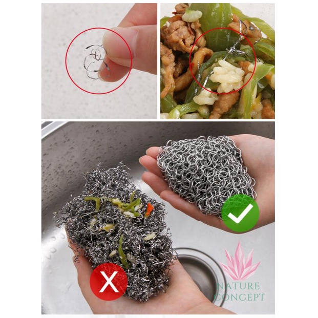 Sabuk Cuci Piring tiwul Stainless steel 316 TERBARU tahan SELAMANYA