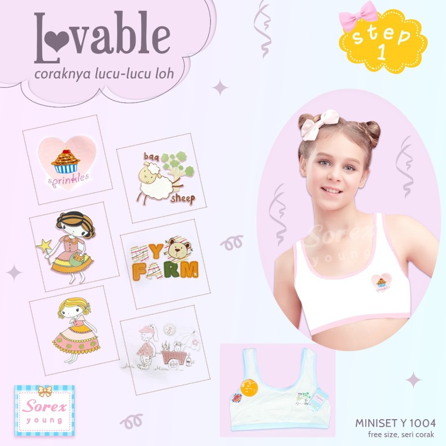 Miniset sorex Y1004 | miniset remaja step 1 free size sorex Y1004