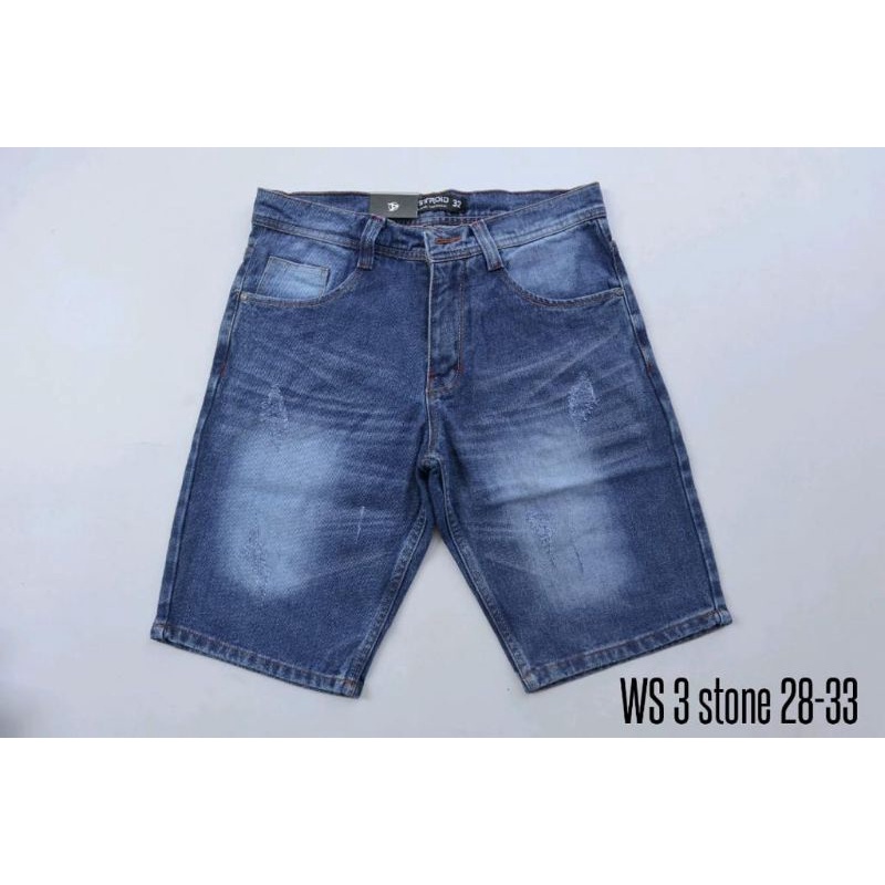 (COD) Celana Pendek Jeans Sobek Harian (JEANS Pendek Sobek)