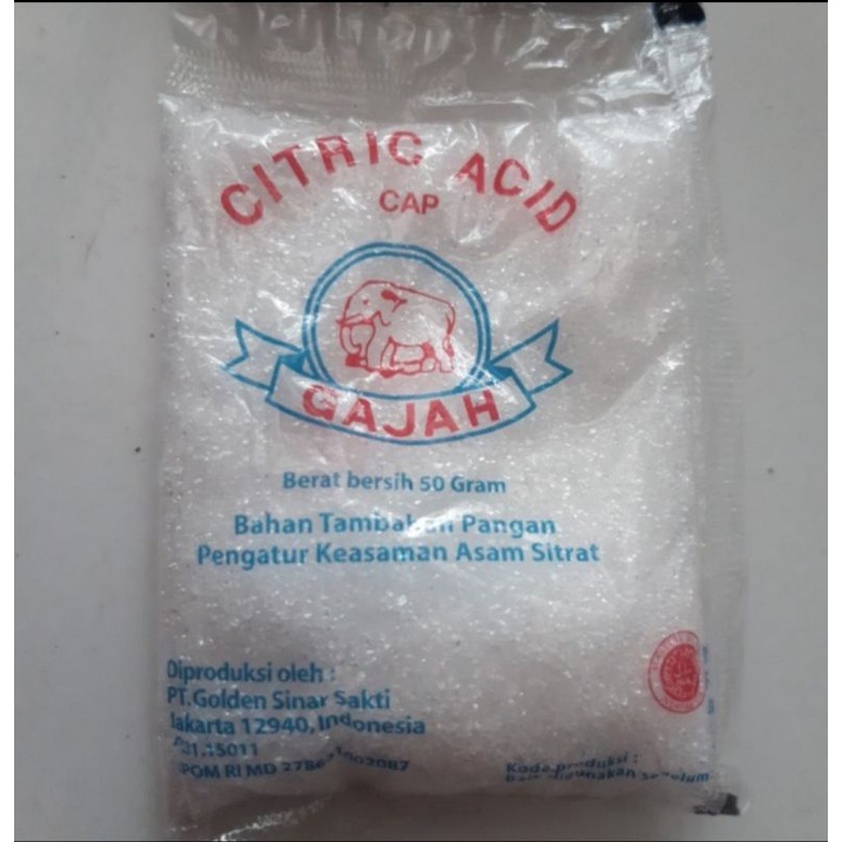 

CITRIC ACID GARAM ASEM CAP GAJAH