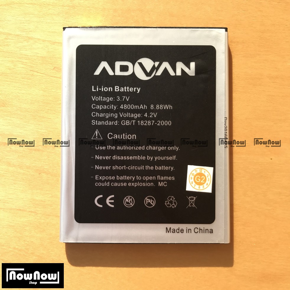 Baterai Advan S5F S5G Original Double Power Batre Batrai Battery HP