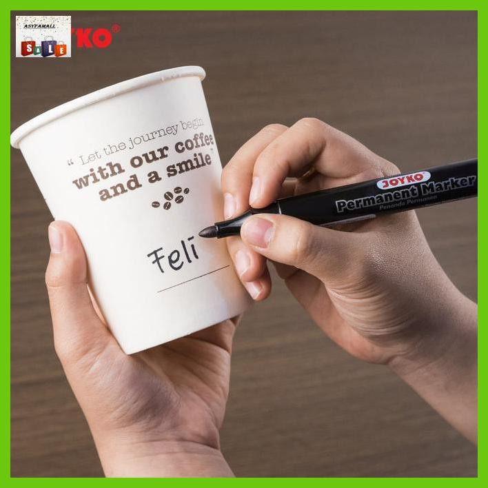 

Silutala- Permanent Marker Spidol Permanen Joyko Pm-35Rf Refillable 1 Box 12 Pcs -Ori.