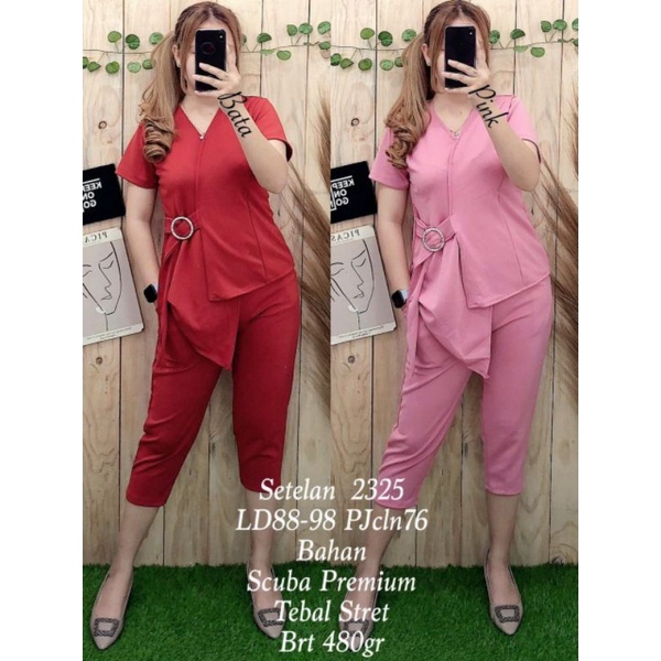 2325 SETELAN WANITA SCUBA BKK