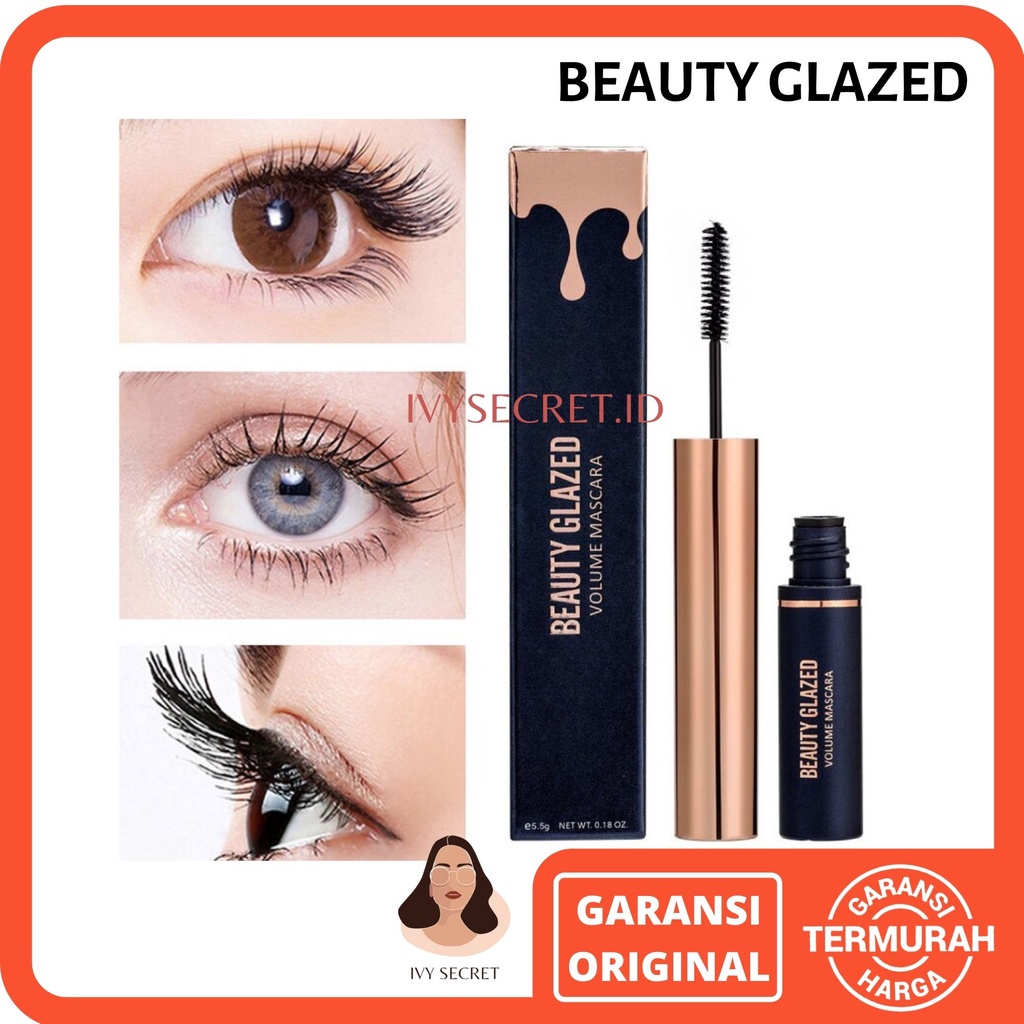 Beauty Glazed Volume Mascara Waterproof Beauty Glazed Maskara Beauty Glazed Mascara Beauty Glazed