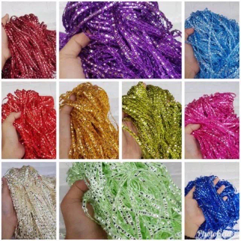 TIRAI GLITTER POLOS / TIRAI BENANG