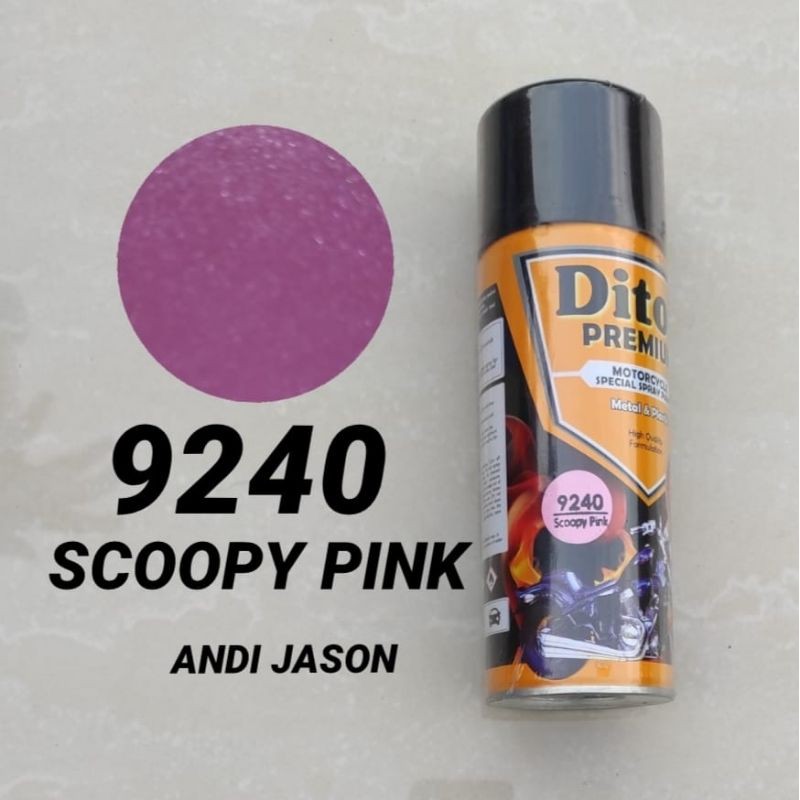 DITON PREMIUM CAT SEMPROT TAHAN BENSIN 400CC 9240 SCOOPY PINK