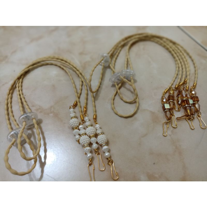 starp masker kalung masker 2 in 1 tali elastis