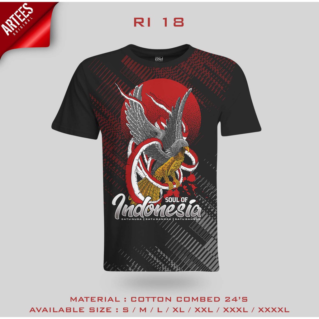 KAOS INDONESIA PRIA RI-18 ARTEES UNIK 2021