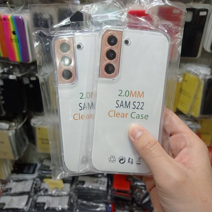 SAMSUNG S23 S23+ S23 ULTRA S22 S22+ S22 ULTRA S21 S21+ S21 ULTRA CASE SOFTCASE CLEAR HD 2mm TPU BENING SOFT TRANSPARAN SILIKON KARET CASING COVER S21 PLUS S22 PLUS S23 +