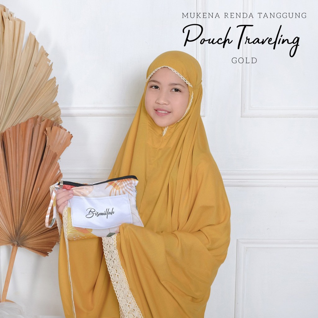 PUSAT MUKENA TASIK - MUKENA RAYON ANAK TANGGUNG TRAVELING POUCH 14-16 TAHUN