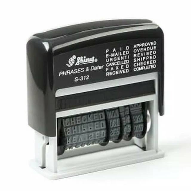 

Adn Stempel Tanggalan Frase PAID APPROVED RECEIVED URGENT REVISED Shiny S312 S 312 / S-312 ( Self