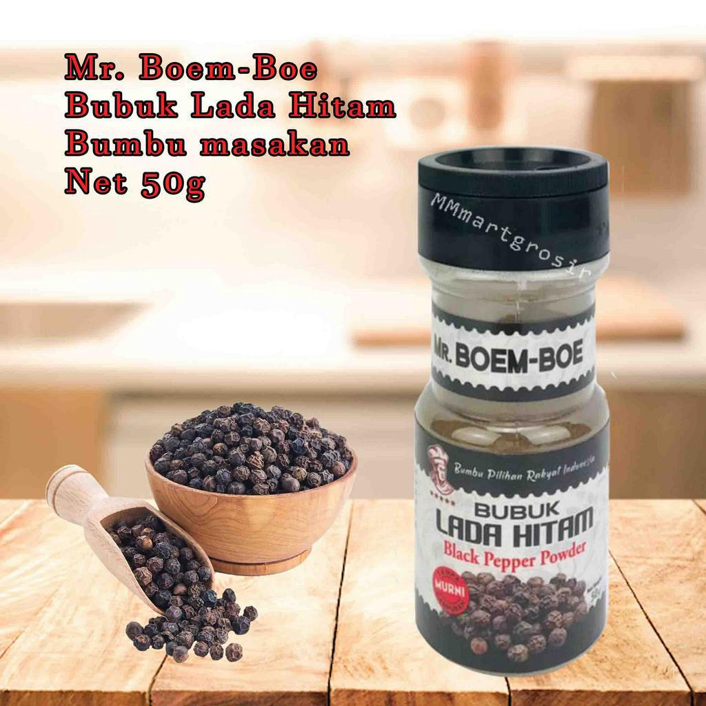 Mr. Boem-Boe / Bubuk Lada Hitam / Bumbu masakan / 50gr