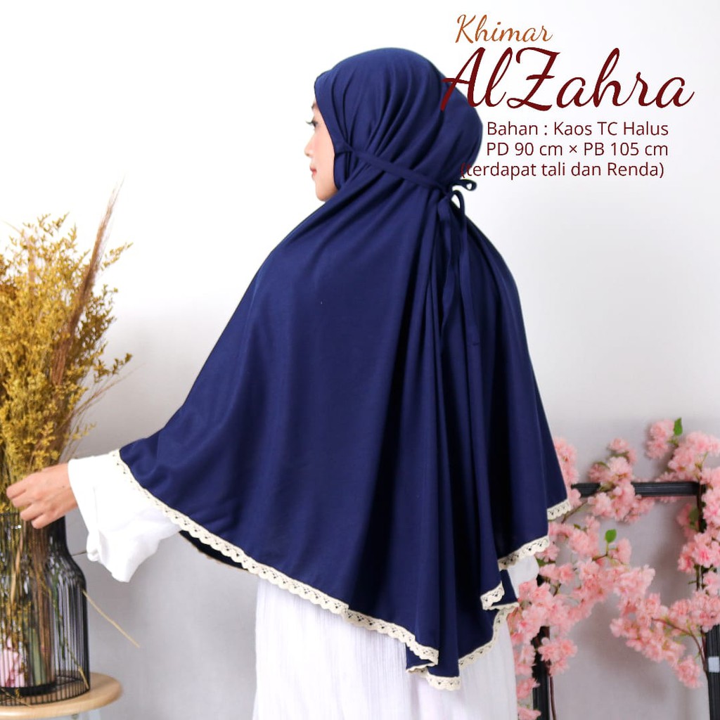 Terlaris !!! KHIMAR JUMBO DEWASA MUSLIMAH/BERGO MARYAM TALI_ KHIMAR ALZAHRA_ BAHAN KAOS TC PREMIUM