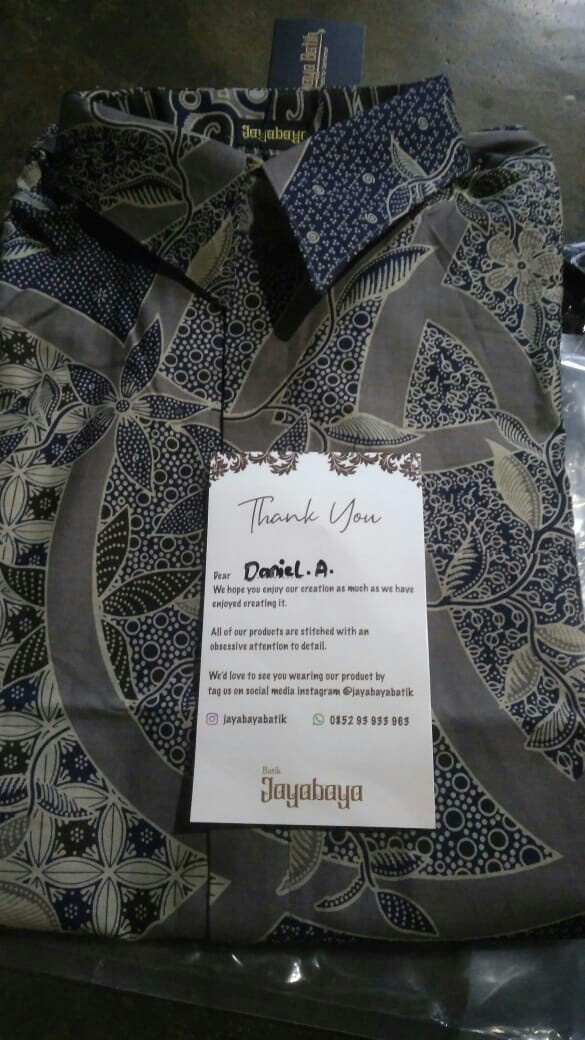 Kemeja Batik Pria Slimfit Jayabayabatik Rangga Series