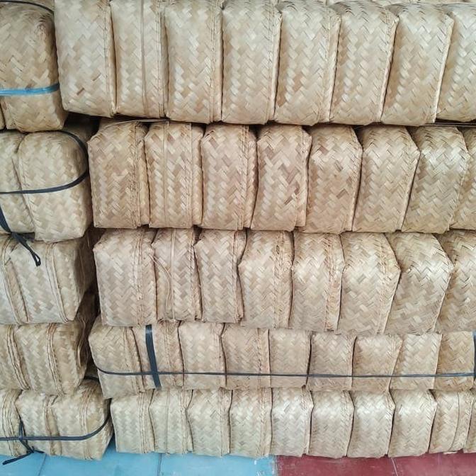 

BISA BAYAR DITEMPAT Paket Besek bambu catering 200 Pasang, 20x20 cm, halus dan bersih a TERMURAH