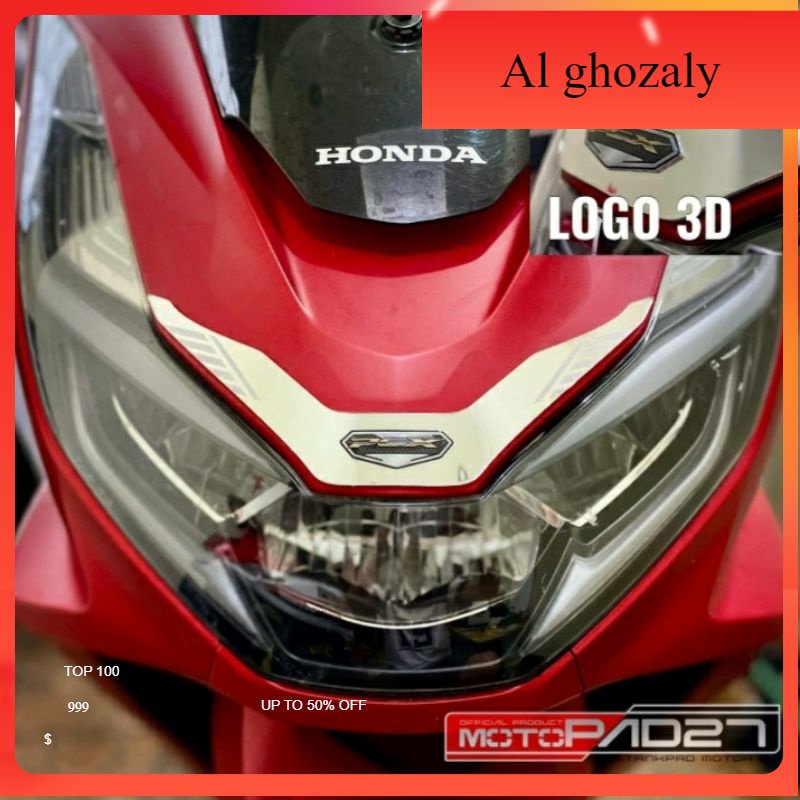 Garnish list lampu depan PCX 160 Akrilic Premium PNP BISA COD