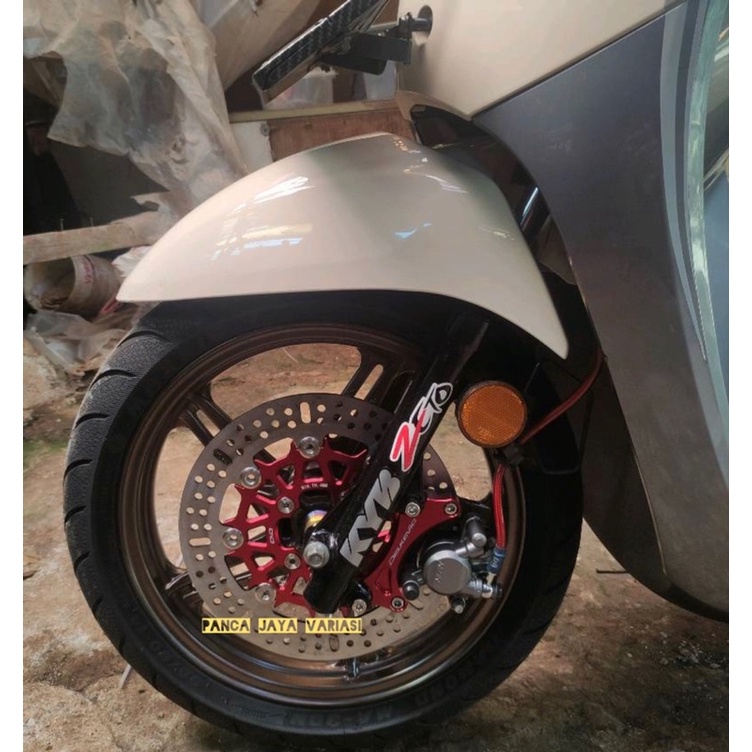 Piringan Cakram Delkevic 260mm Beat/Fi/Scoopy/Vario 125/Vario 150/Vario 160/Vario 150 New 2018-2022/Beat Street/Genio/Beat Karbu/Scoopy New/Beat Deluxe/Beat New 2020-2022/Beat Pop/Genio/Mio/Xeon/Mio Soul/Jupiter Mx Bahan Cnc Floating