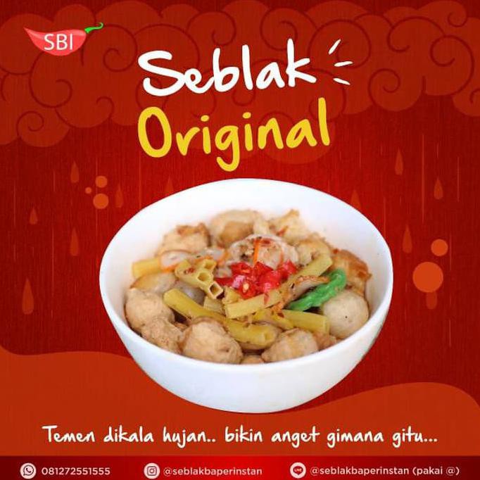 TERPOPULER SEBLAK BAPER INSTAN Original BEST SELLER Makanan Cemilan Pedas Cilok MURAH