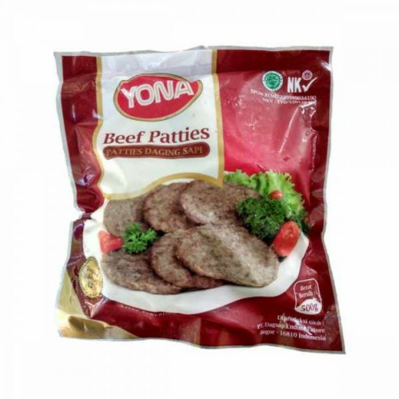

Beef patties yona 500gr rasa enak