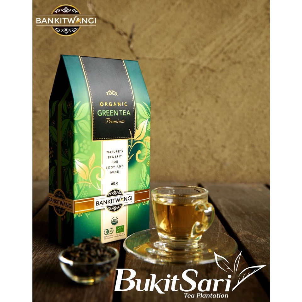 

Bangkit Wangi Organic Premium Green Tea | Teh Hijau Organik 60gr