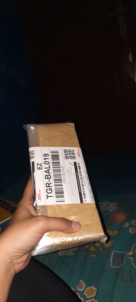 Roll Hijab Label Makanan Toples Kue Kering Motif Abstrak