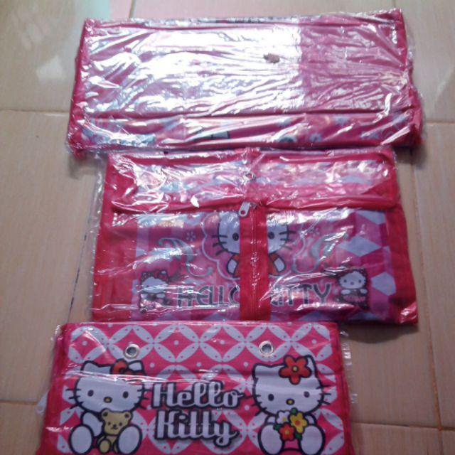 Rak Gantung 3in1 Paket Rak Sepatu Gantung Rak Sepatu Rak Tas Hanger Jilbab Gantung
