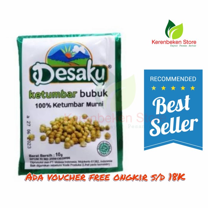 

ketumbar bubuk desaku per sachet