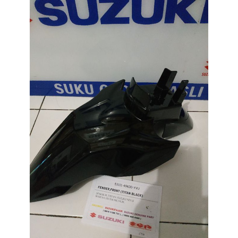 Spakbor/Slebor Depan Suzuki Nex 2/Nex II warna Hitam