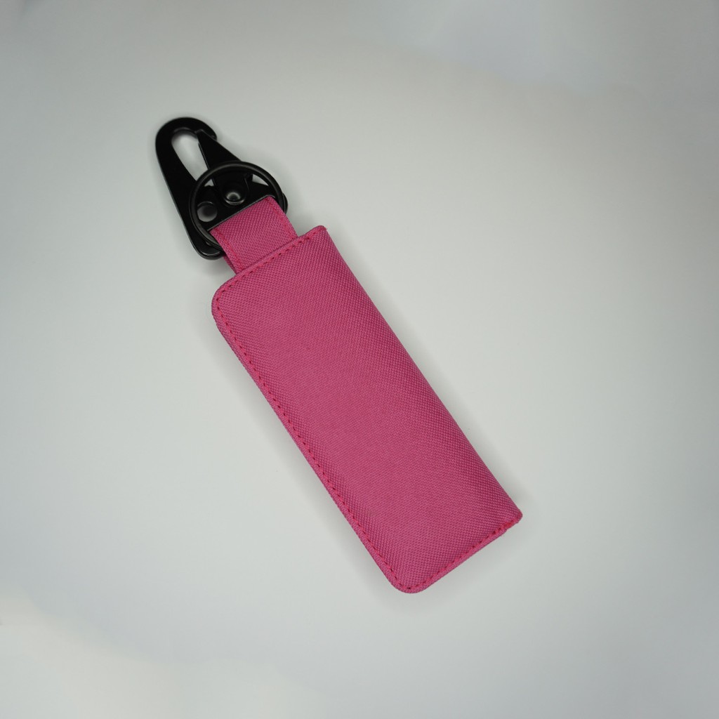 Gantungan Kunci Mobil Motor / Carabiner / Dompet STNK Slim / Warna Pink - UGCB0016