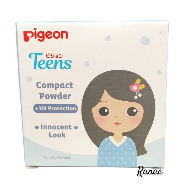 PIGEON Teens Compact Powder 14gr - Bedak Remaja