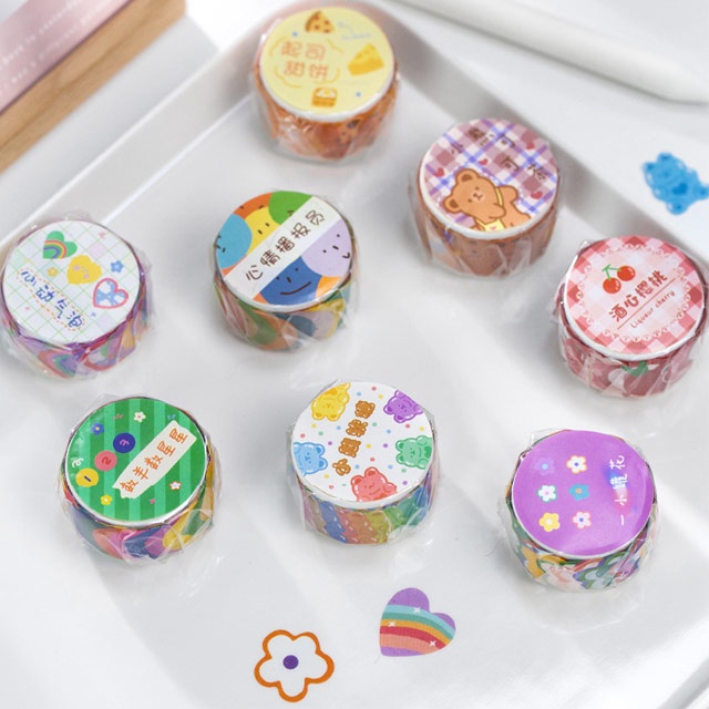 Colorful Day Assorted Roll Deco Stickers