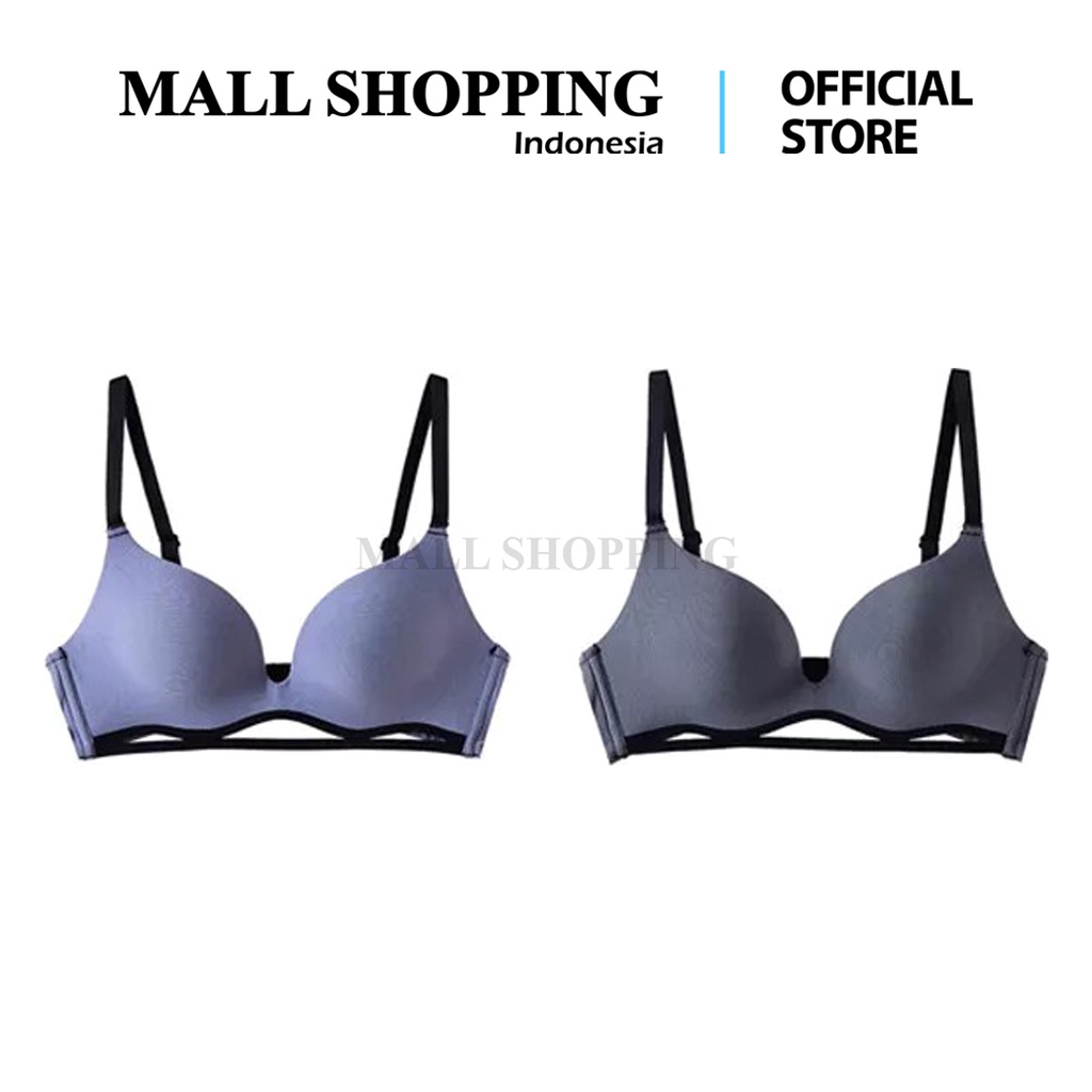 (COD) Bra Wanita Musim Panas Sexy Elastis Steel Tali MALL SHOPPING