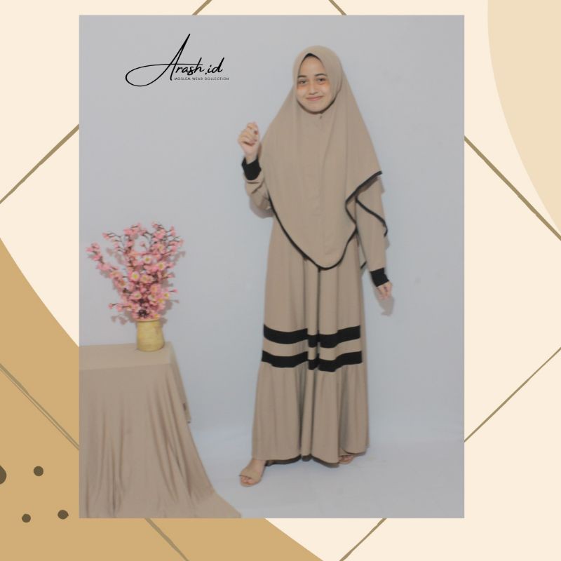 ARISTA GAMIS SETELAN#BAJU GAMIS SYAR'I#GAMIS+HIJAB