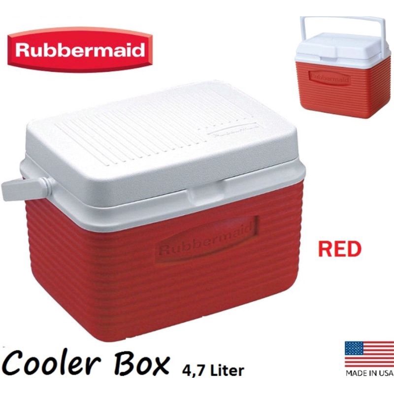 Cooler box 4.7 liter rubbermaid ori