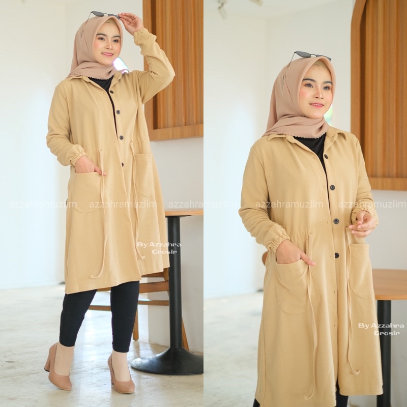 Celsia Kardigan - Cardigan Wanita Serut Pinggang Outer Wanita Kasual / 565-7278 / 359-6888